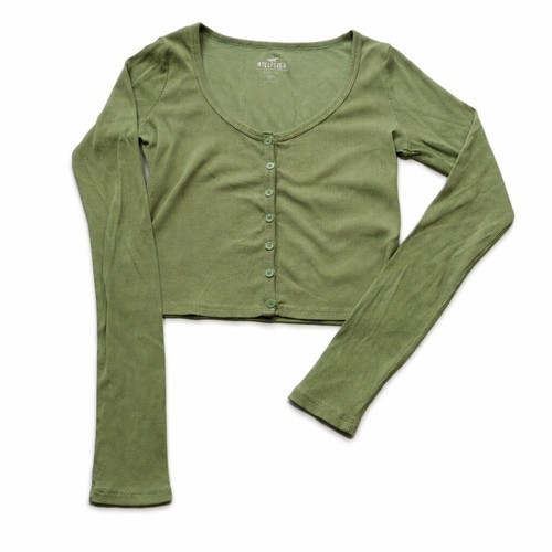 Hollister ribbed button - hollister,